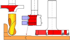 Outils de fraisage CNC pour matières minérales